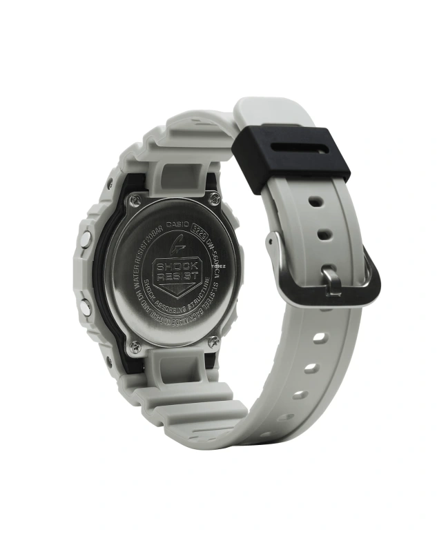 Casio,G-SHOCK 48.90x42.80mm,48.90x42.80mm,Resin,Grey,Black,Quartz,Countdown,Chronograph,Month,Date,Hardlex,Square,DW5600CA,DW5600CA-8
