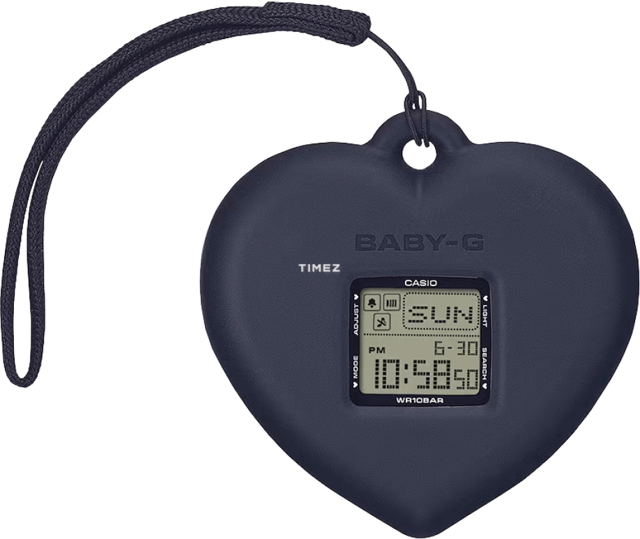 Casio,BABY-G 42.80x39mm,42.80x39mm,Resin,Blue,Quartz,Countdown,Chronograph,Month,Date,Hardlex,Square,BGD10KH,BGD10KH-2C