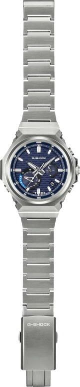 Casio,G-STEEL 46.90x44.20mm,46.90x44.20mm,Stainless Steel,Bio-sourced,Carbon,Blue,Quartz,Countdown,Chronograph,Date,Day,Hardlex,Octagon,GSTB1000D,GSTB1000D-2A