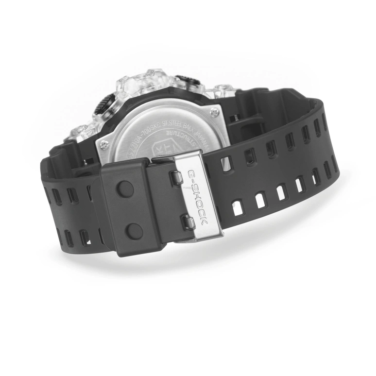 Casio,G-SHOCK 57.50x53.40mm,57.50x53.40mm,Resin,Black,Grey,Quartz,Countdown,Chronograph,Month,Date,Hardlex,Round,GA700SKC,GA700SKC-1A