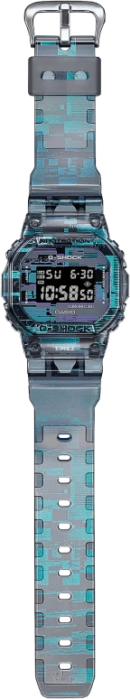 Casio,G-SHOCK 48.90x42.80mm,48.90x42.80mm,Resin,Multi-Color,Quartz,Countdown,Chronograph,Month,Date,Hardlex,Square,DW5600NN,DW5600NN-1