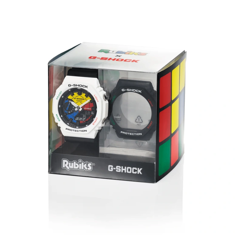Casio,G-SHOCK 48.50x45.40mm,48.50x45.40mm,Carbon,Resin,Multi-Color,Quartz,Countdown,Chronograph,Month,Date,Hardlex,Octagon,GAE2100RC,GAE2100RC-1A