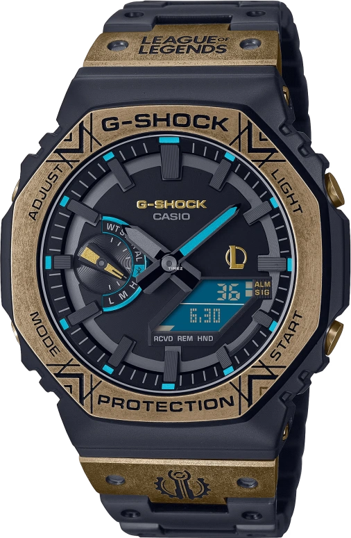 Casio,G-SHOCK 49.80x44.40mm,49.80x44.40mm,Stainless Steel,Black,Quartz,Countdown,Chronograph,Month,Date,Hardlex,Octagon,GMB2100LL,GMB2100LL-1A