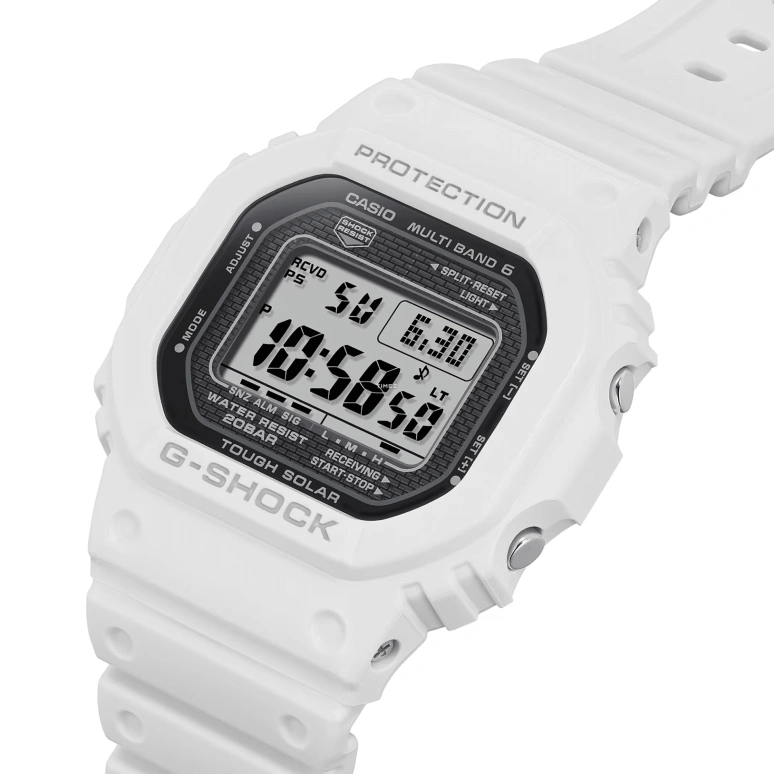Casio,G-SHOCK 48.90x42.80mm,48.90x42.80mm,Stainless Steel,Black,Grey,Quartz,Countdown,Chronograph,Month,Date,Hardlex,Square,GW5000HS,GW5000HS-7