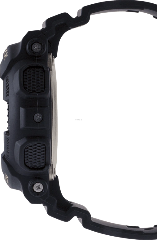 Casio,G-SHOCK 45.90mm,45.90mm,Resin,Black,Quartz,Countdown,Chronograph,Month,Date,Hardlex,Round,GMAS140M,GMAS140M-1A
