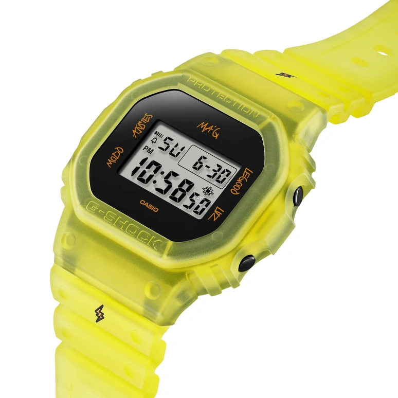 Casio,5600 48.90x43.80mm,48.90x43.80mm,Resin,Black,Quartz,Countdown,Chronograph,Month,Date,Hardlex,Square,DWE5600JB1A9