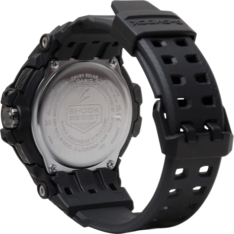 Casio,MASTER OF G - AIR 54.70mm,54.70mm,Bio-sourced,Stainless Steel,Black,Quartz,Countdown,Chronograph,Day,Dule Time,Hardlex,Round,GRB300EC,GRB300EC-1A