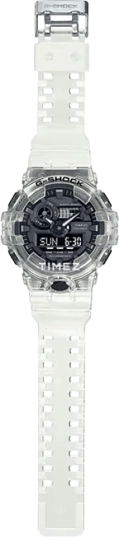 Casio,G-SHOCK 57.50x53.40mm,57.50x53.40mm,Resin,Black,Quartz,Countdown,Chronograph,Month,Date,Hardlex,Round,GA700SKE,GA700SKE-7A