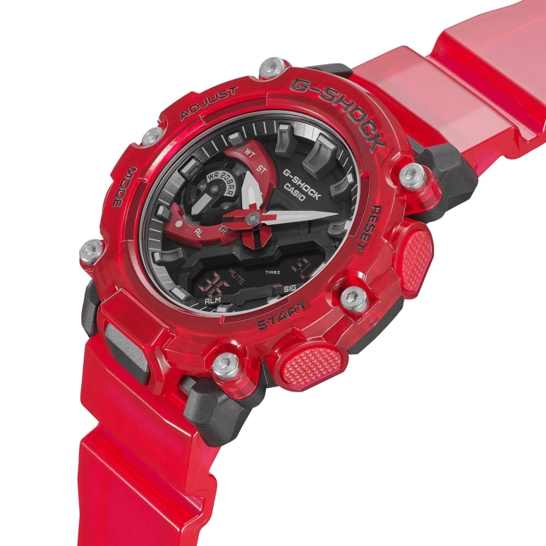 Casio,G-SHOCK 50.80x47.10mm,50.80x47.10mm,Resin,Black,Quartz,Countdown,Chronograph,Month,Date,Hardlex,Round,GA2200SKL,GA2200SKL-4A