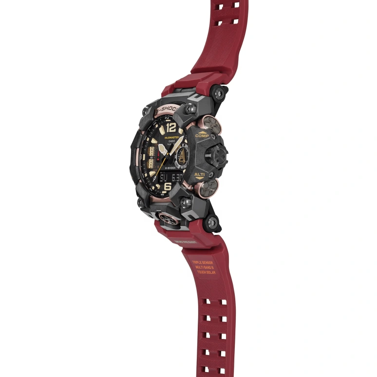 Casio,MASTER OF G - LAND 58.70x52.10mm,58.70x52.10mm,Bio-sourced,Carbon fiber-reinforced resin,Stainless Steel,Black,Quartz,Countdown,Chronograph,Month,Date,Sapphire,Crystal Glass,Round,GWGB1000,GWGB1000-1A4