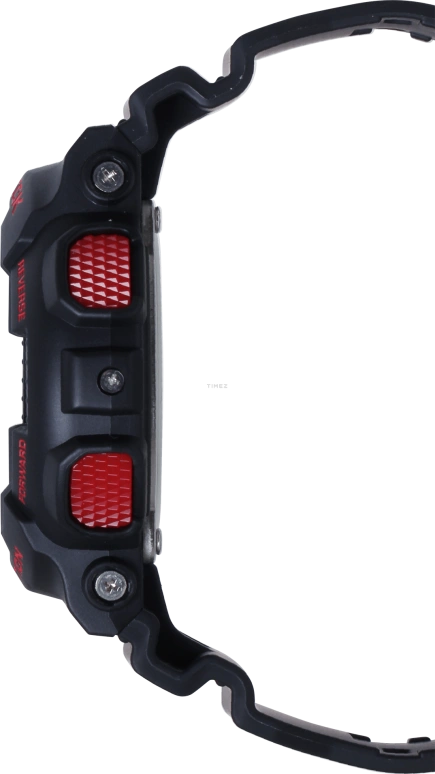Casio,G-SHOCK 55x51.20mm,55x51.20mm,Resin,Black,Red,Quartz,Countdown,Chronograph,Month,Date,Hardlex,Round,GA100BNR,GA100BNR-1A