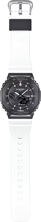 Casio,G-STEEL 49.30x44.40mm,49.30x44.40mm,Bio-sourced,Stainless Steel,Black,Quartz,Countdown,Chronograph,Month,Date,Hardlex,Octagon,GBM2100B,GBM2100B-7A