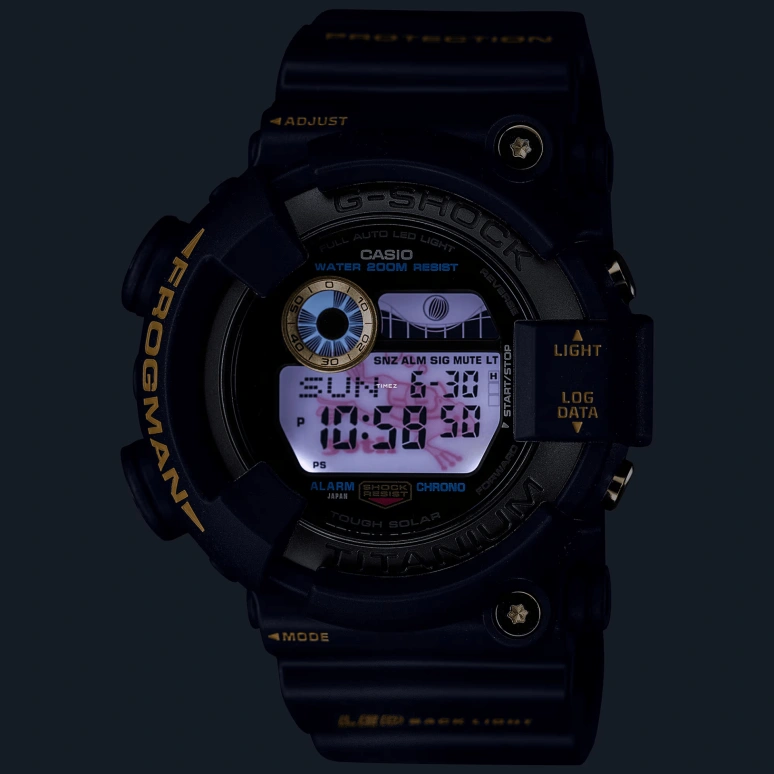 Casio,MASTER OF G - SEA 50.30mm,50.30mm,Titanium,Black,Grey,Quartz,Countdown,Chronograph,Month,Date,Hardlex,Round,GW8230B,GW8230B-9A