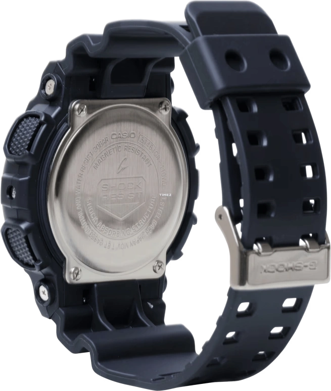 Casio,G-SHOCK 51.20mm,51.20mm,Resin,White,Quartz,Countdown,Chronograph,Month,Date,Hardlex,Round,GA110WD,GA110WD-1A