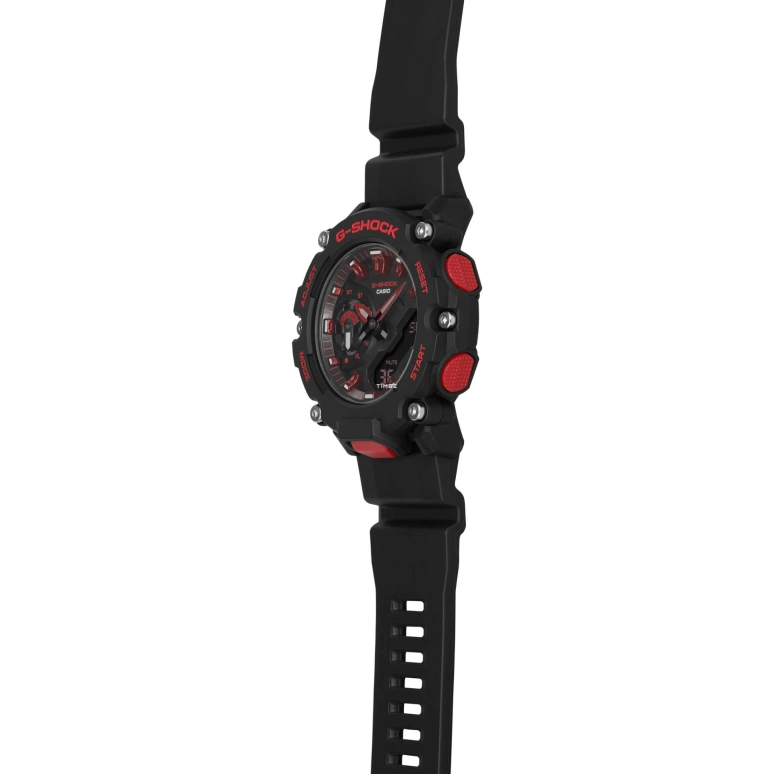 Casio,G-SHOCK 47.10mm,47.10mm,Resin,Carbon,Black,Quartz,Countdown,Chronograph,Month,Date,Hardlex,Round,GA2200BNR,GA2200BNR-1A