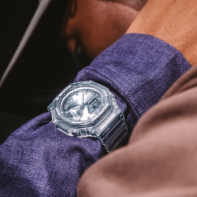 Casio,G-SHOCK 48.50x45.40mm,48.50x45.40mm,Carbon,Resin,Grey,Quartz,Countdown,Chronograph,Month,Date,Hardlex,Octagon,GA2100BM,GA2100BM-7A8