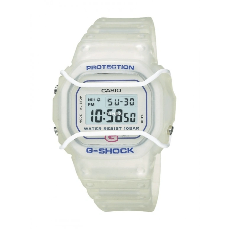 Casio,BABY-G 44.70x40mm,44.70x40mm,Plastic,Black,Grey,Quartz,Rectangular,White,BGD,BGD-525-7E