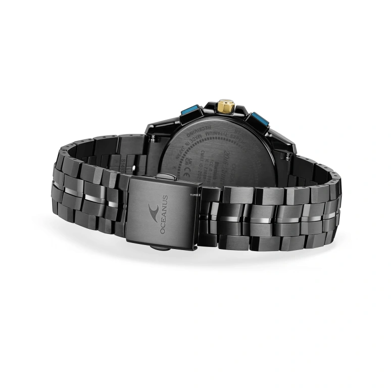 Casio,OCEANUS 47.10x42.50mm,47.10x42.50mm,Titanium,Purple,Quartz,Date,Day,Power Reserve Indicator,World Time,Sapphire,Crystal Glass,Round,OCWS6000BV1A