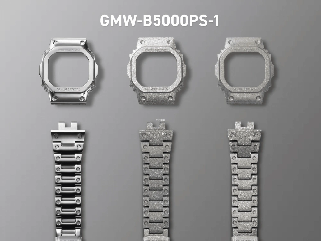 Casio,G-SHOCK 49.30x43.20mm,49.30x43.20mm,Stainless Steel,Black,Quartz,Countdown,Chronograph,Perpetual Calendar,Month,Hardlex,Square,GMW,GMW-B5000PS-1