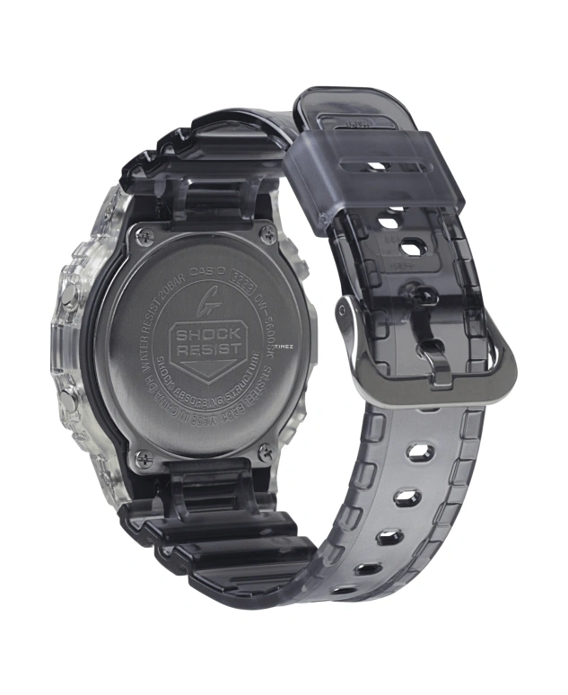 Casio,G-SHOCK 48.90x42.80mm,48.90x42.80mm,Resin,Silver,Grey,Quartz,Countdown,Chronograph,Month,Date,Hardlex,Square,DW5600SK,DW5600SK-1