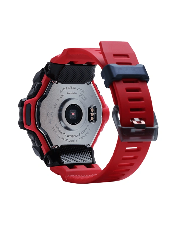 Casio,G-SHOCK 54.60x55mm,54.60x55mm,Resin,Stainless Steel,Black,Quartz,Countdown,Chronograph,Month,Date,Hardlex,Round,GBDH1000,GBDH1000-4A1