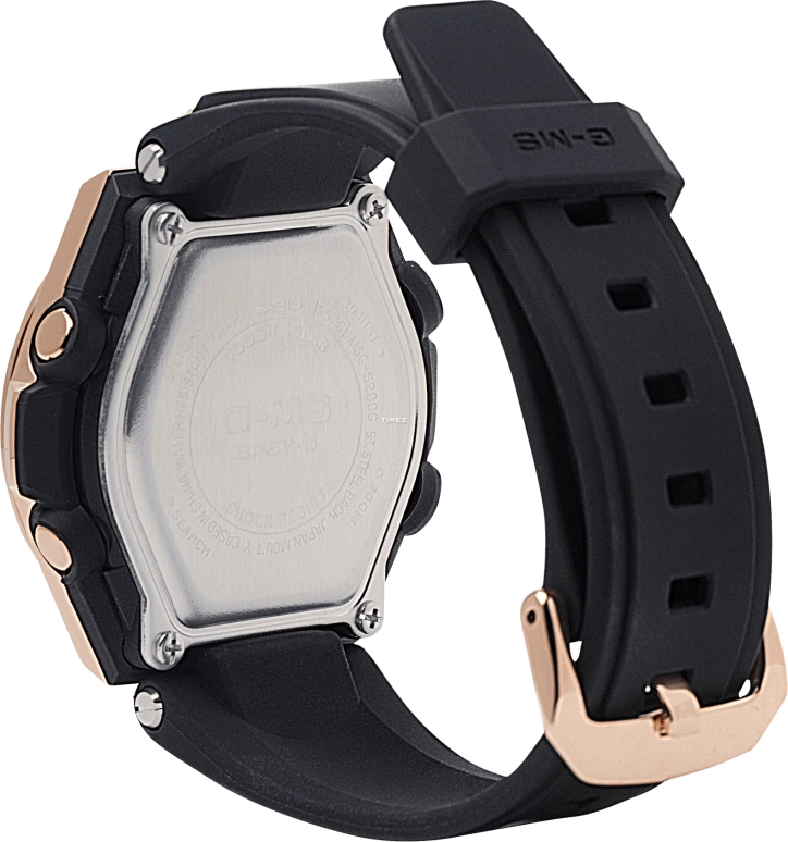 Casio,G-MS 38.40mm,38.40mm,Resin,Rose Gold,Quartz,Countdown,Chronograph,Month,Date,Hardlex,Round,MSGS200G,MSGS200G-1A