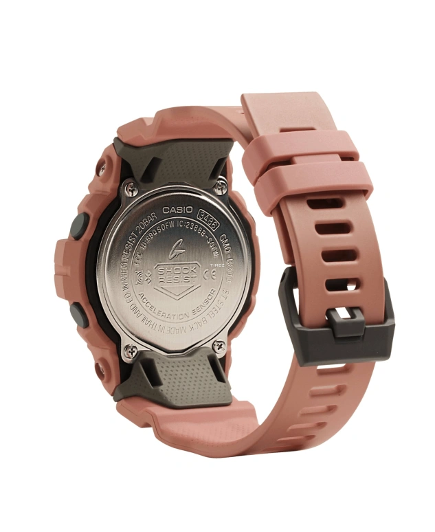Casio,G-SHOCK 50.70x45.20mm,50.70x45.20mm,Resin,Pink Red,Quartz,Countdown,Chronograph,Month,Date,Hardlex,Round,GMDB800SU,GMDB800SU-4