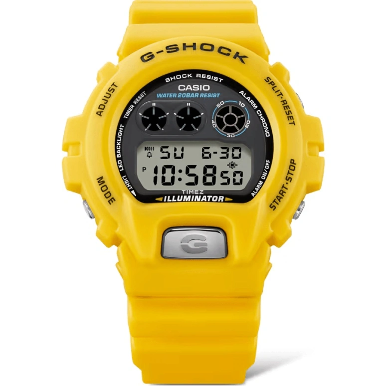 Casio,G-Shock 6900 53.20x50mm,53.20x50mm,Bio-sourced,Resin,Grey,Black,Quartz,Countdown,Chronograph,Month,Date,Hardlex,Round,DW6900TR,DW6900TR-9