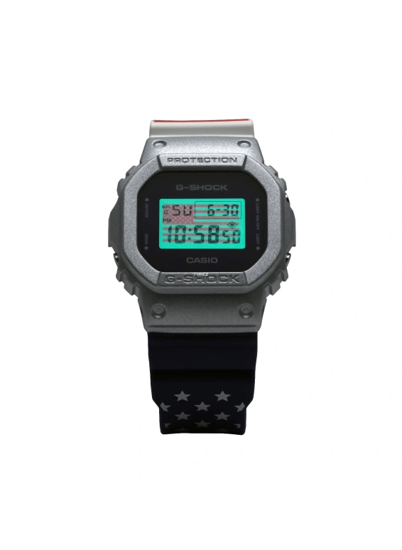 Casio,5600 48.90x43.80mm,48.90x43.80mm,Resin,Blue,Grey,Quartz,Countdown,Chronograph,Month,Date,Hardlex,Square,DW5600US23,DW5600US23-7
