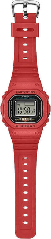 Casio,5600 23.40x20mm,23.40x20mm,Bio-sourced,Resin,Black,Quartz,Chronograph,Month,Date,Day,Hardlex,Square,DWN5600,DWN5600-4