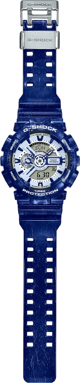 Casio,G-SHOCK 55x51.20mm,55x51.20mm,Resin,White,Grey,Quartz,Countdown,Chronograph,Month,Date,Hardlex,Round,GA110BWP,GA110BWP-2A