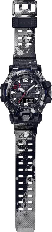 Casio,Mudmaster 54.40mm,54.40mm,Resin,Stainless Steel,Black,Quartz,Countdown,Chronograph,Month,Date,Sapphire,Round,GWG2000TLC1A