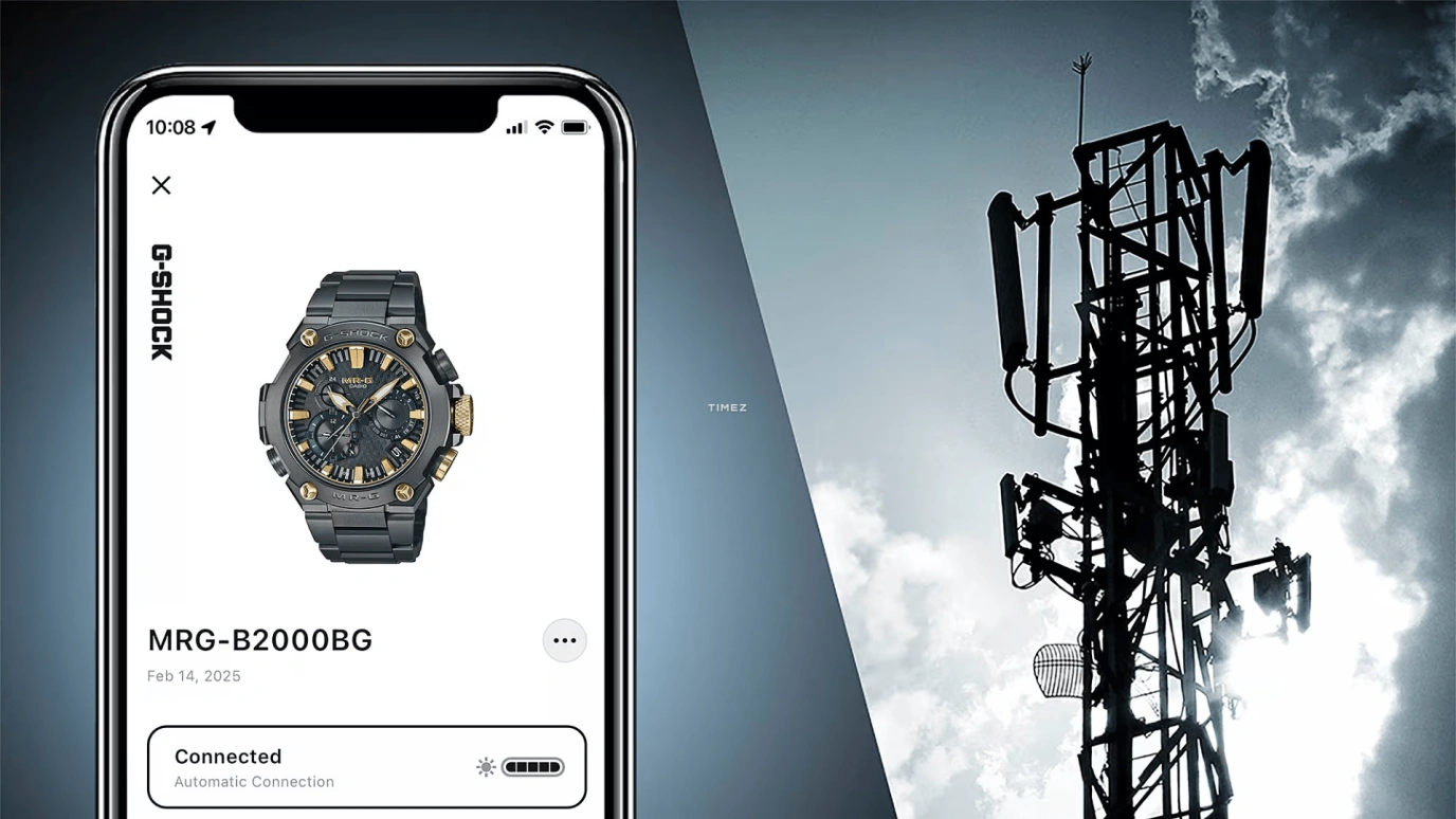 Casio,MR-G 54.70x49.80mm,54.70x49.80mm,Titanium,Black,Quartz,Countdown,Chronograph,Date,Day,Sapphire,Crystal Glass,Round,MRG,MRG-B2000BG-3A