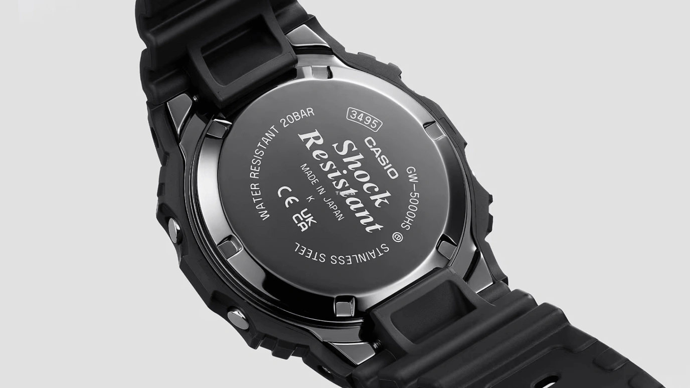 Casio,G-SHOCK 48.90x42.80mm,48.90x42.80mm,Stainless Steel,Black,Quartz,Countdown,Chronograph,Month,Date,Hardlex,Square,GW5000HS,GW5000HS-1