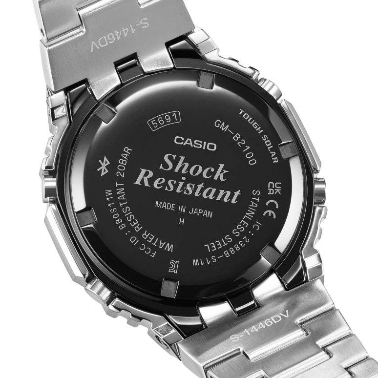 Casio,G-SHOCK 44.40mm,44.40mm,Stainless Steel,Blue,Quartz,Countdown,Chronograph,Month,Date,Hardlex,Octagon,GMB2100AD,GMB2100AD-2A