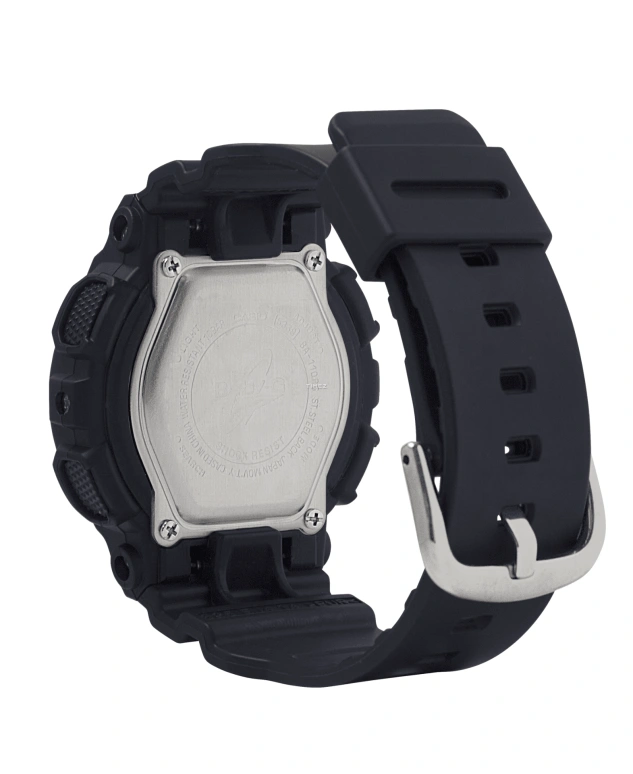 Casio,BA-110 46.30x43.40mm,46.30x43.40mm,Resin,Black,Quartz,Countdown,Chronograph,Month,Date,Hardlex,Round,BA110RG,BA110RG-1A