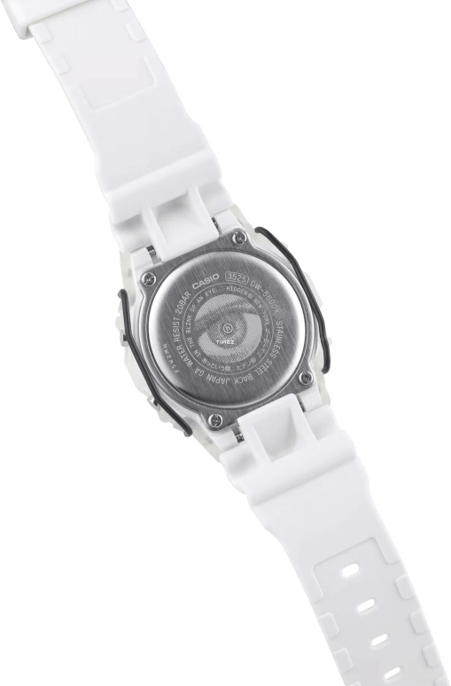 Casio,5600 48.90x43.80mm,48.90x43.80mm,Resin,White,Quartz,Countdown,Chronograph,Month,Date,Hardlex,Square,DW5600HDN257