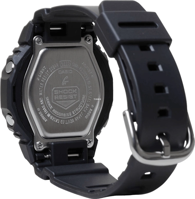 Casio,G-SHOCK 40.20mm,40.20mm,Bio-sourced,Resin,Black,Quartz,Countdown,Chronograph,Month,Date,Hardlex,Octagon,GMAP2100BB,GMAP2100BB-1A