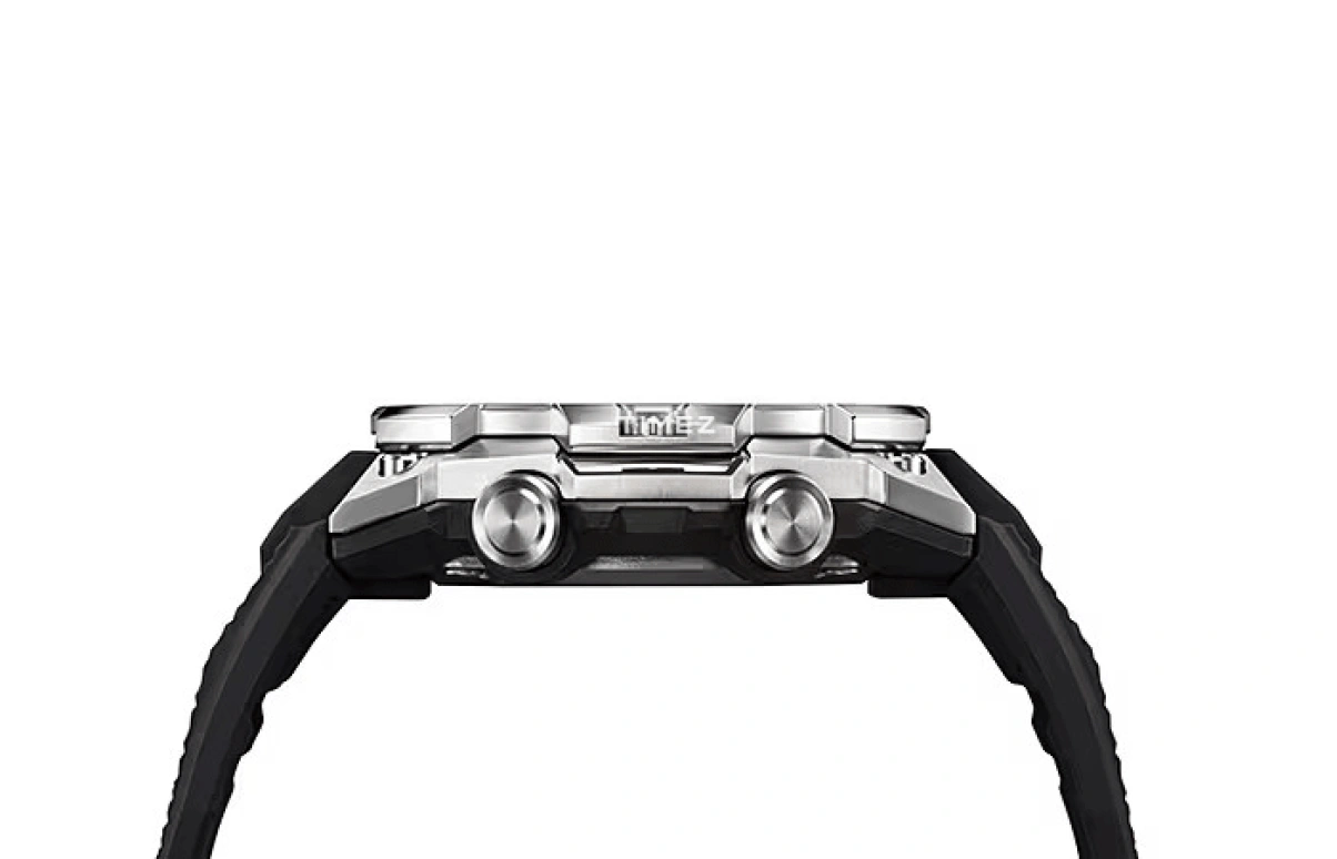 Casio,G-STEEL 49.60mm,49.60mm,Resin,Black,Quartz,Countdown,Chronograph,Month,Date,Hardlex,Round,GSTB400,GSTB400-1A