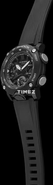 Casio,G-SHOCK 51.20x47mm,51.20x47mm,Resin,Carbon,Black,Quartz,Countdown,Chronograph,Month,Date,Hardlex,Round,GA2000S,GA2000S-1A