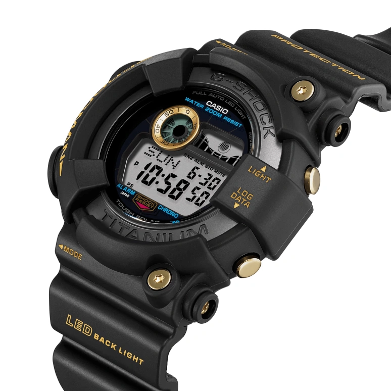 Casio,MASTER OF G - SEA 50.30mm,50.30mm,Titanium,Black,Grey,Quartz,Countdown,Chronograph,Month,Date,Hardlex,Round,GW8230B,GW8230B-9A