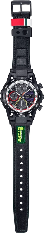 Casio,EDIFICE 44.50x50.10mm,44.50x50.10mm,Carbon,Purple,Black,Quartz,Chronograph,Day,Power Reserve Indicator,Solar Charging,Sapphire,Round,EFSS641TMS1A