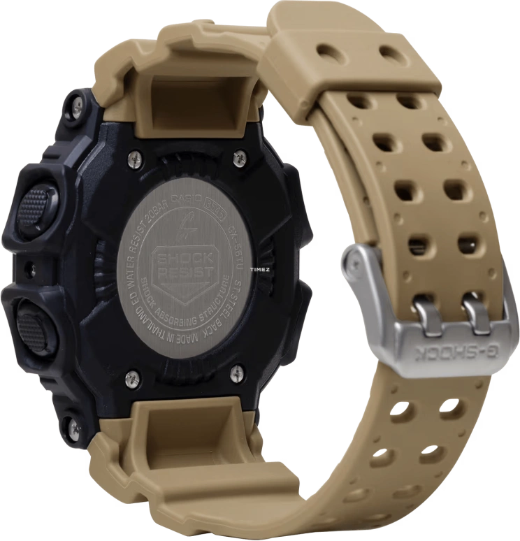 Casio,G-SHOCK 55.50x53.60mm,55.50x53.60mm,Resin,Black,Quartz,Countdown,Chronograph,Month,Date,Hardlex,Square,GX56TU,GX56TU-1A5