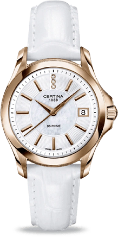 Certina,DS Prime 32mm,32mm,Stainless Steel,White,Quartz,Day,26280hours,C004,C004.210.36.116.00
