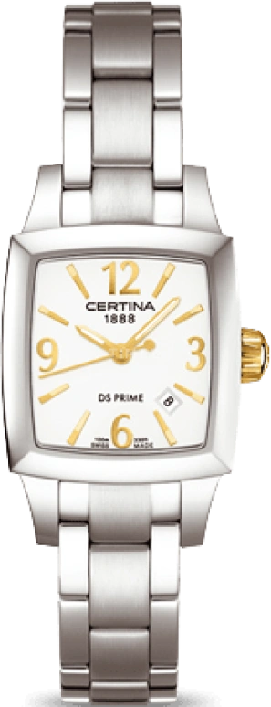 Certina,DS Prime 25mm,25mm,Stainless Steel,White,Quartz,Day,26280hours,C004,C004.310.11.037.00