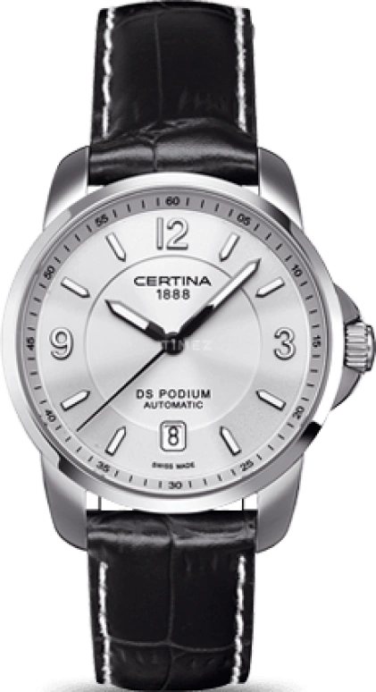 Certina,DS Podium 38mm,38mm,Stainless Steel,Silver,Automatic,Day,42hours,C001,C001.407.16.037.00