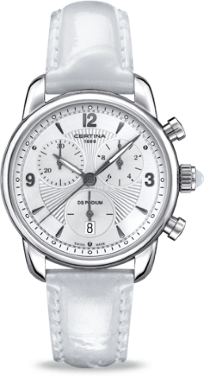 Certina,DS Podium 34.50mm,34.50mm,Stainless Steel,Silver,Quartz,Chronograph,Day,C025,C025.217.16.017.00