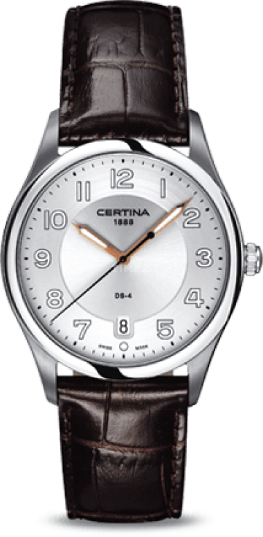 Certina,DS-4 38mm,38mm,Stainless Steel,Silver,Quartz,Day,26280hours,C022,C022.410.16.030.01