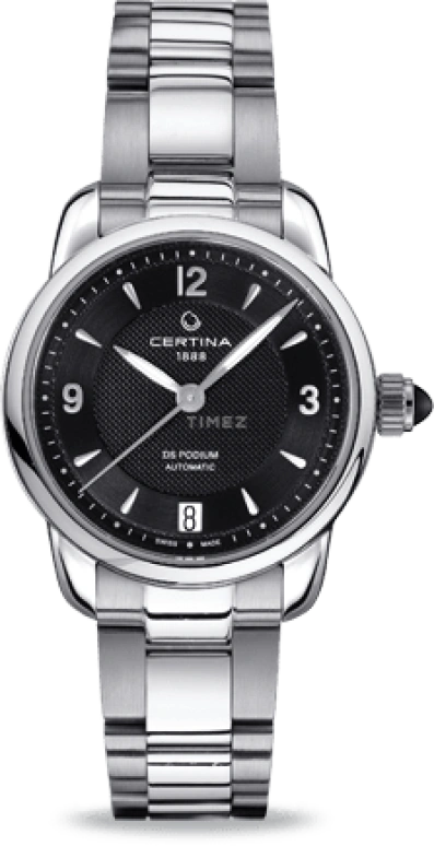Certina,DS Podium 32.50mm,32.50mm,Stainless Steel,Black,Automatic,Day,42hours,C025,C025.207.11.057.00