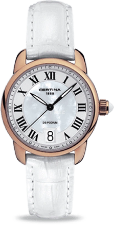 Certina,DS Podium 32.50mm,32.50mm,Stainless Steel,White,Quartz,Day,26280hours,C025,C025.210.36.118.00